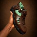 Brown sandal shoe size 42