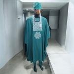 Kaftan with agbada ( high quality casmier material)